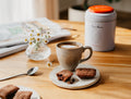Metalldose mit 10 kleinen Schokoladen-Financiers