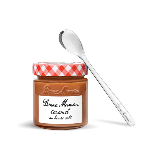 Karamel se slaným máslem + kovová lžíce na pomazání - Bonne Maman AT - 1